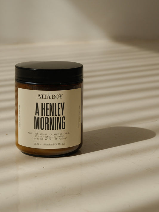 A Henley Morning - Mandle [Man Candle]